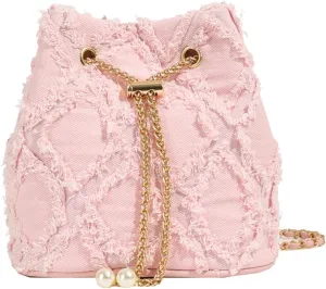 Stylish Denim Bucket Bag for Women - Versatile Crossbody Handbag with Adjustable Strap