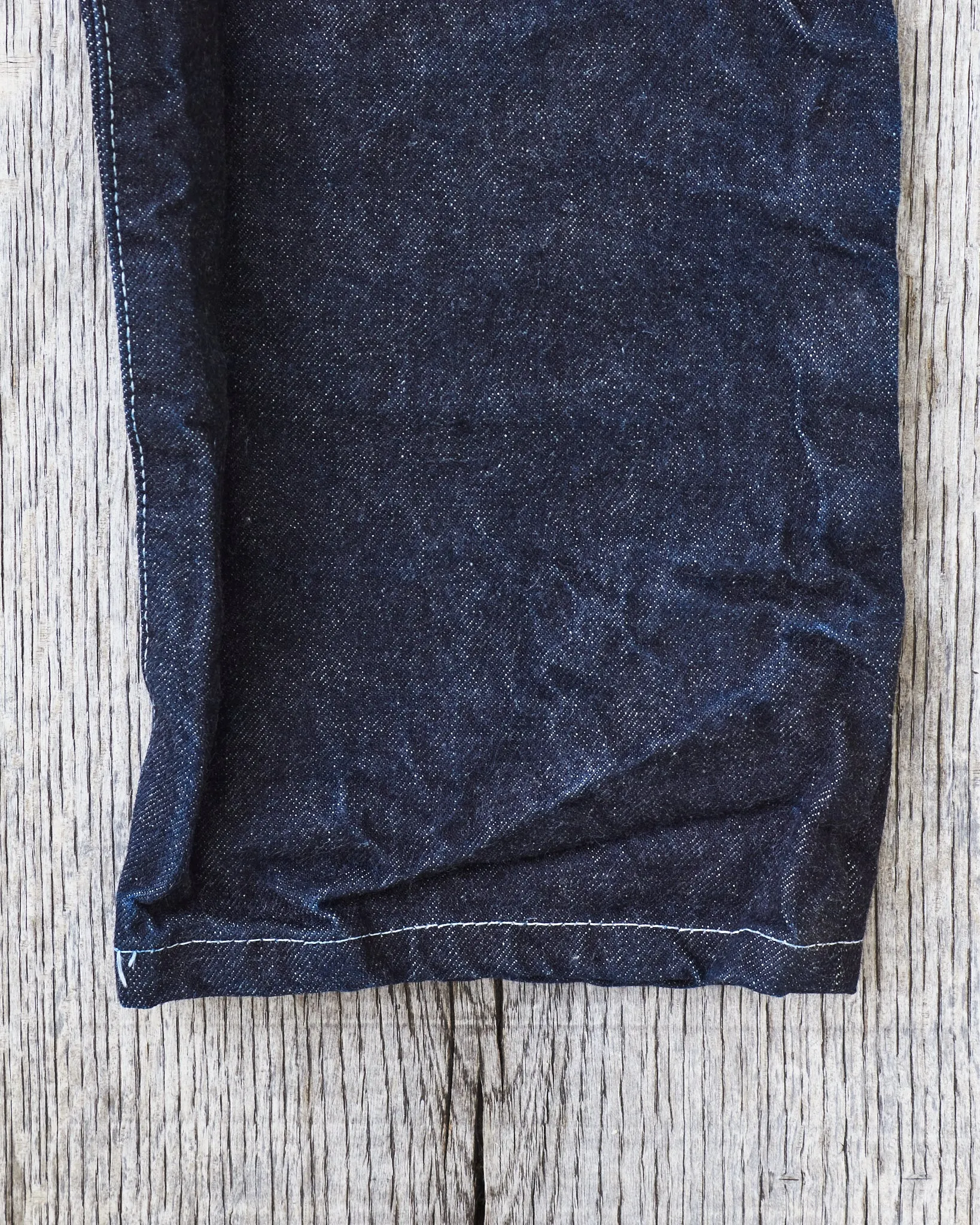 Tender Type 125 High Straight Jeans 16 oz Rinsed Selvage Denim