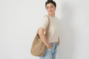 The Sak 120 Hobo Bag - Large Women's Purse & Shoulder Bag - Handbag With Back Zipper Pocket and Magnetic Snap Closure