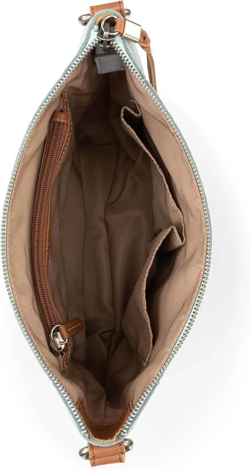 The Sak Ashland Crossbody Purse - Women's Leather Handbag For Everyday & Travel - Cross Body With Adjustable Shoulder Strap