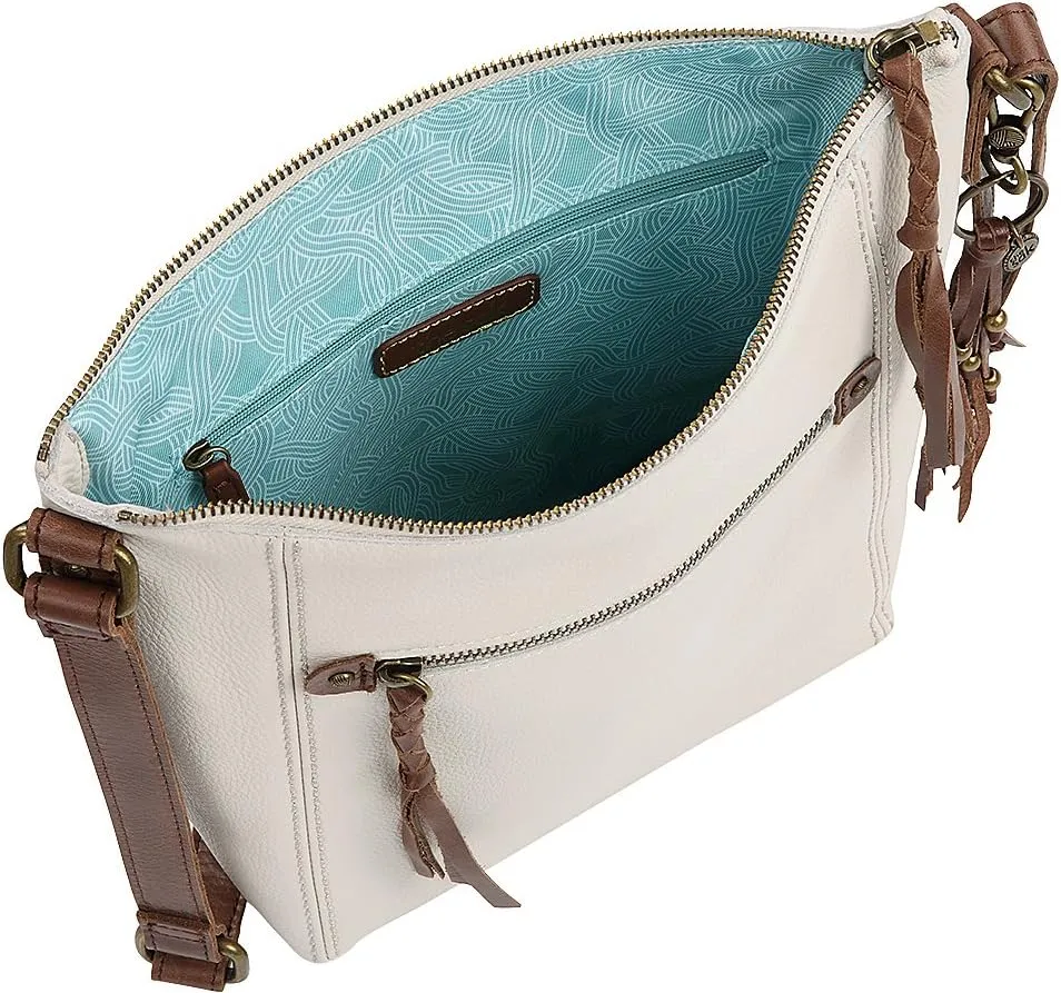 The Sak Ashland Crossbody Purse - Women's Leather Handbag For Everyday & Travel - Cross Body With Adjustable Shoulder Strap