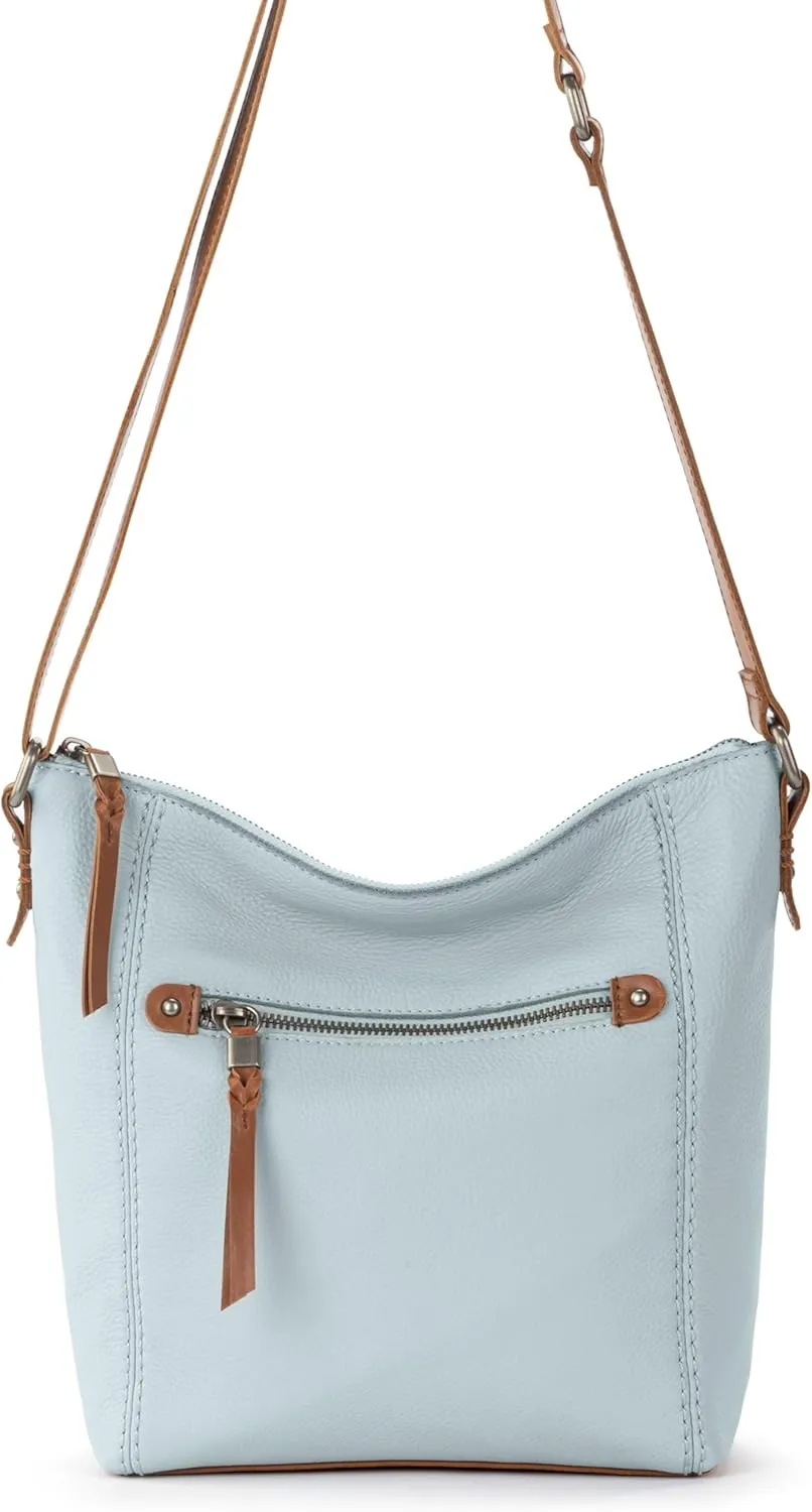 The Sak Ashland Crossbody Purse - Women's Leather Handbag For Everyday & Travel - Cross Body With Adjustable Shoulder Strap