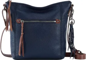 The Sak Ashland Crossbody Purse - Women's Leather Handbag For Everyday & Travel - Cross Body With Adjustable Shoulder Strap