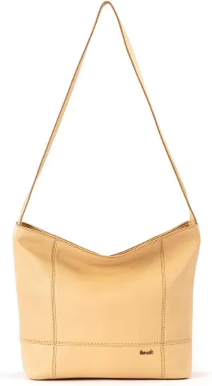 The Sak De Young Hobo Bag in Leather, Buttercup
