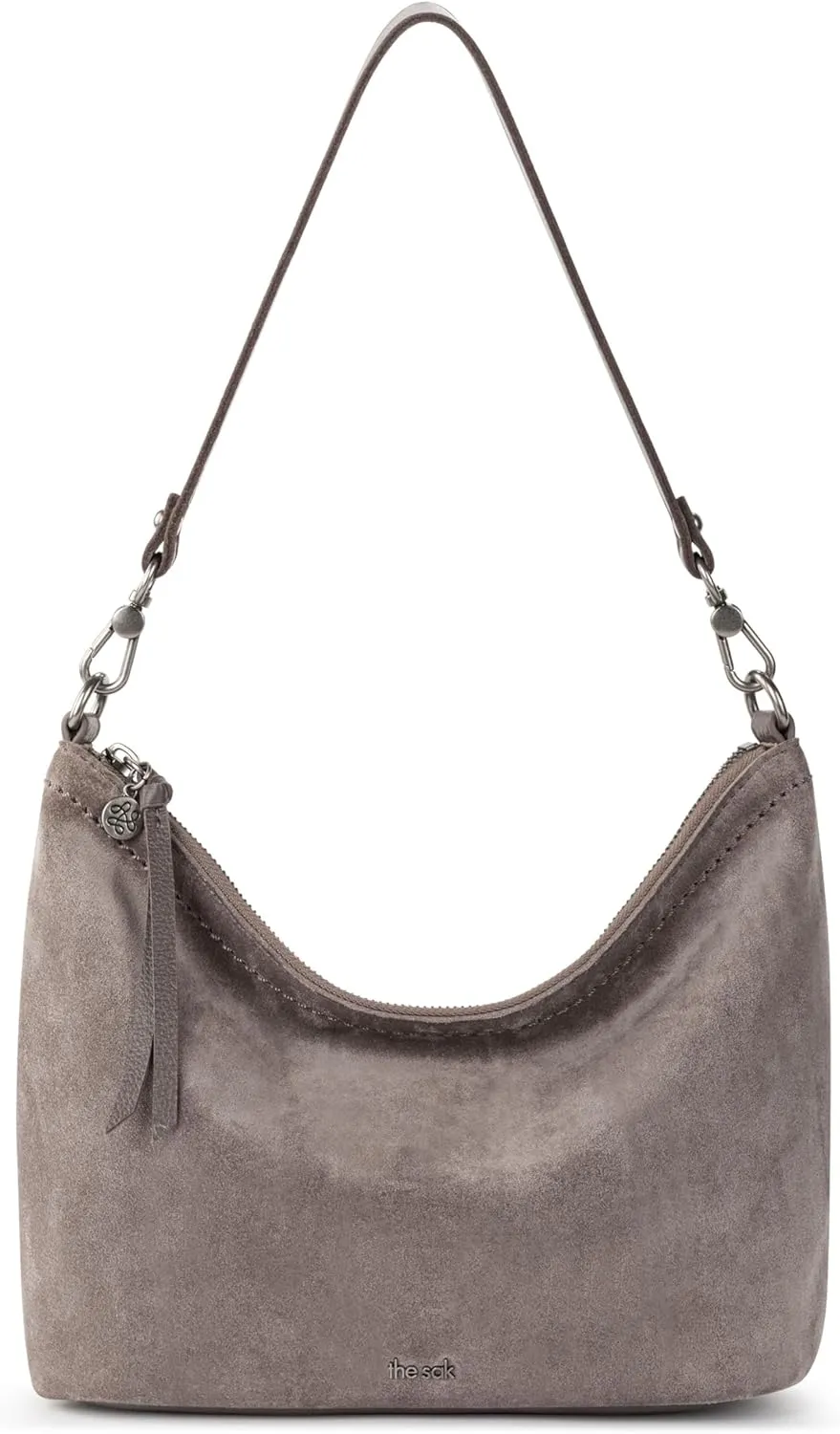 The Sak Jasmine Small Hobo Bag - Premium Leather Women's Purse for Everyday & Travel - Mini Hobo Shoulder Handbag With Zipper Closure & Pockets