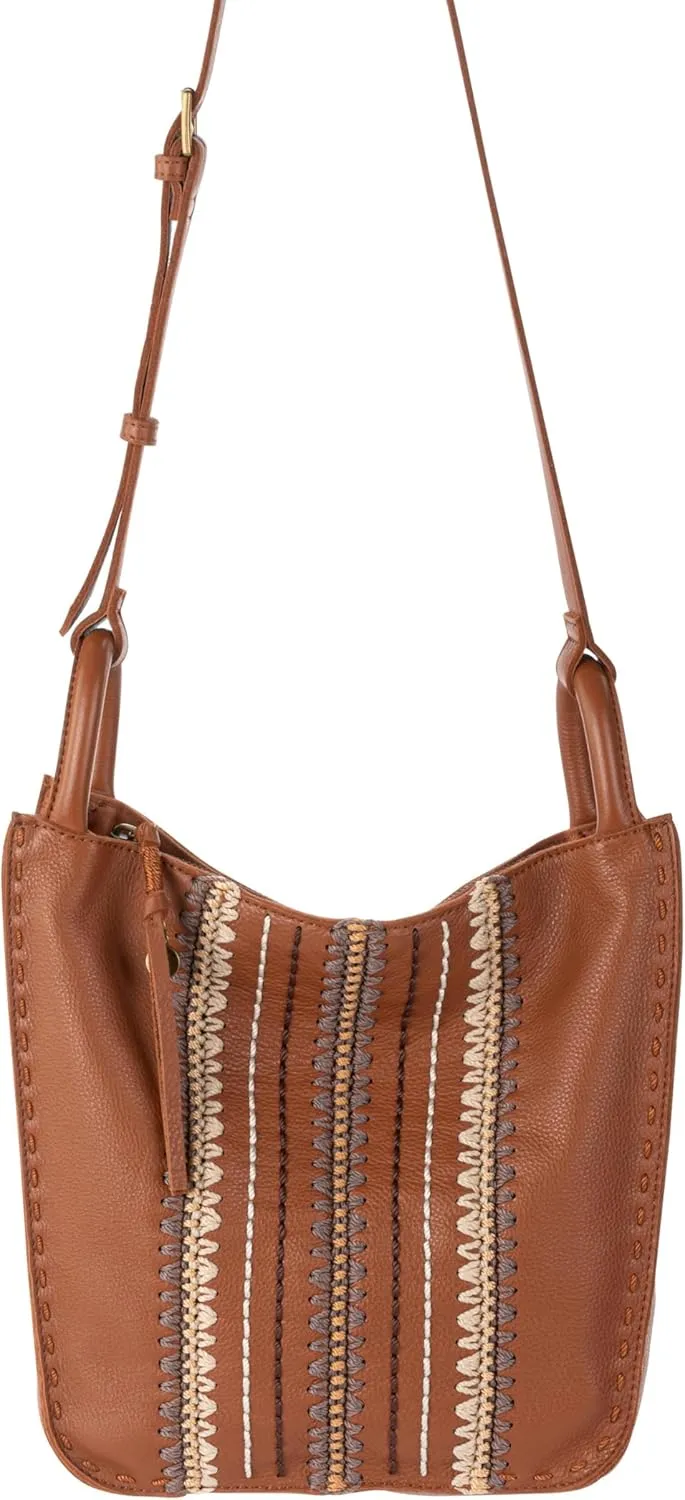The Sak Los Feliz Crossbody Purse - Women's Leather Handbag For Everyday & Travel - Cross Body With Adjustable Shoulder Strap