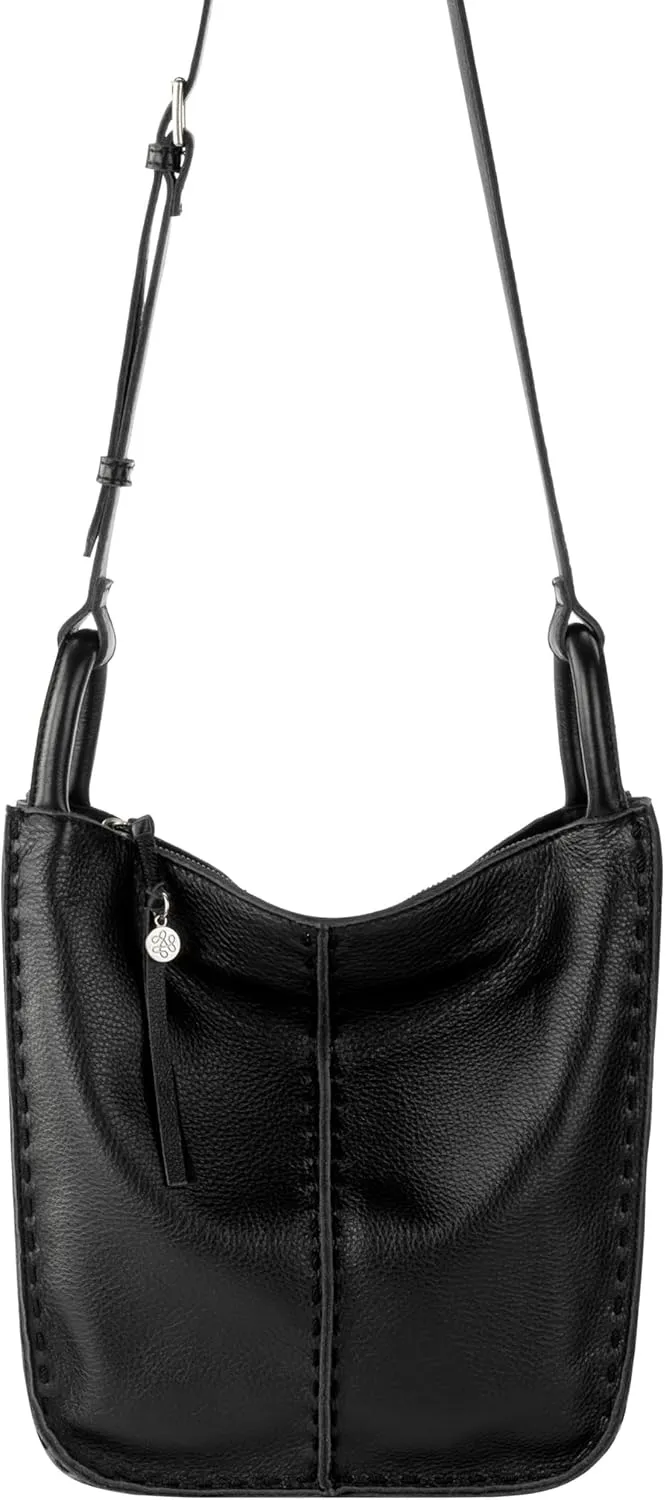 The Sak Los Feliz Crossbody Purse - Women's Leather Handbag For Everyday & Travel - Cross Body With Adjustable Shoulder Strap