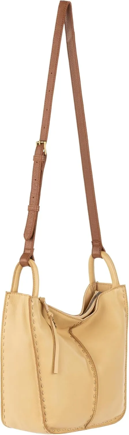 The Sak Los Feliz Crossbody Purse - Women's Leather Handbag For Everyday & Travel - Cross Body With Adjustable Shoulder Strap
