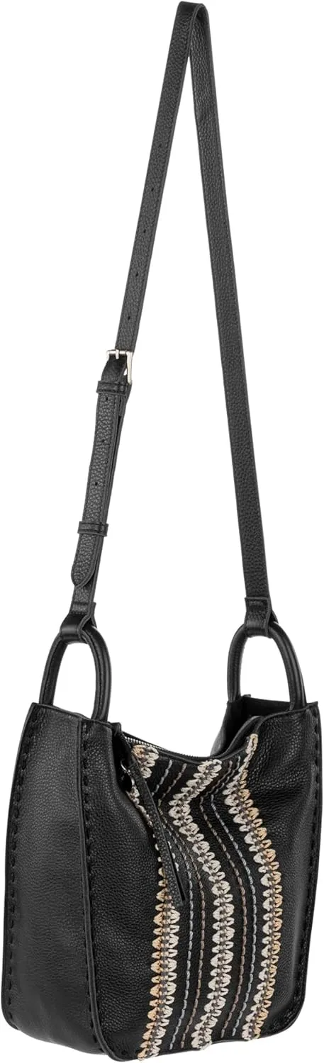 The Sak Los Feliz Crossbody Purse - Women's Leather Handbag For Everyday & Travel - Cross Body With Adjustable Shoulder Strap