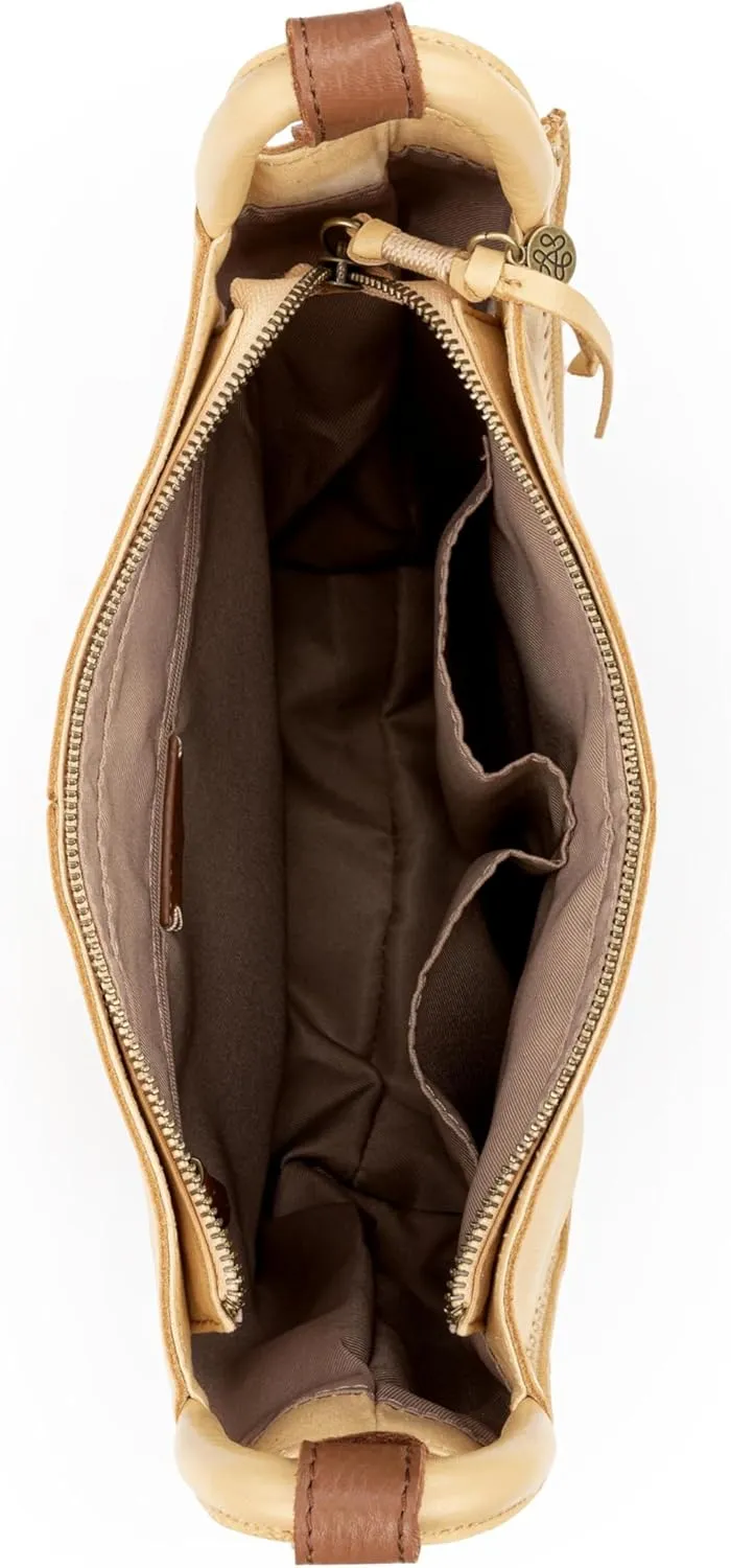 The Sak Los Feliz Crossbody Purse - Women's Leather Handbag For Everyday & Travel - Cross Body With Adjustable Shoulder Strap