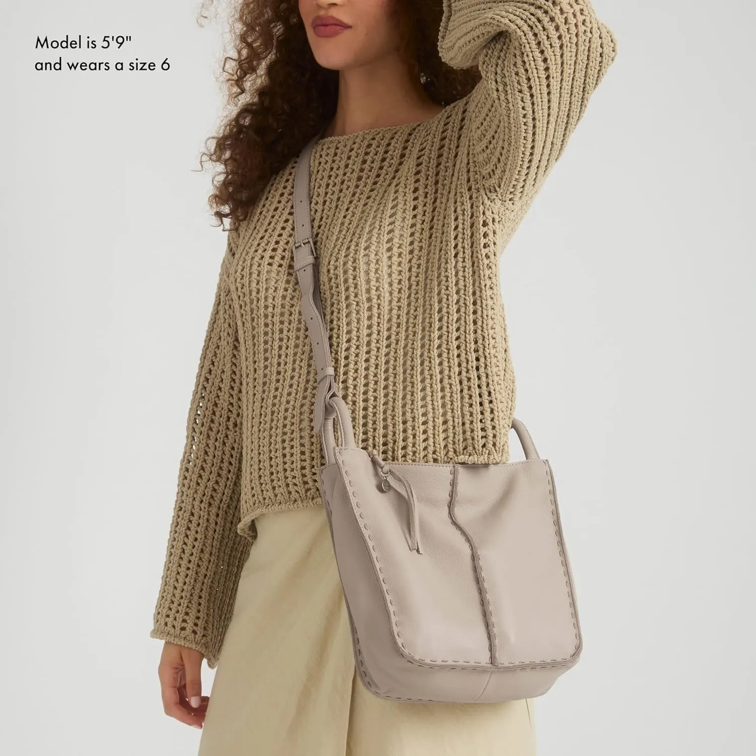 The Sak Los Feliz Crossbody Purse - Women's Leather Handbag For Everyday & Travel - Cross Body With Adjustable Shoulder Strap