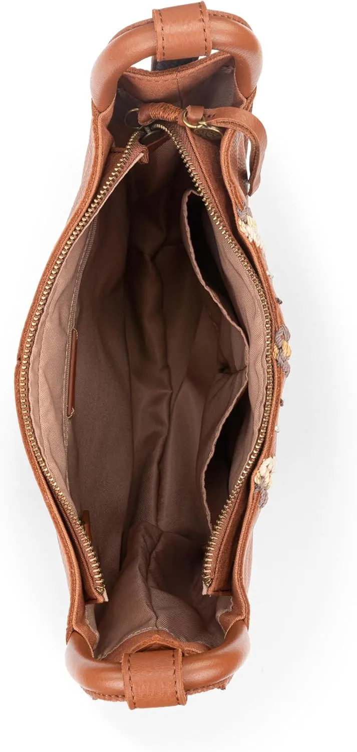 The Sak Los Feliz Crossbody Purse - Women's Leather Handbag For Everyday & Travel - Cross Body With Adjustable Shoulder Strap