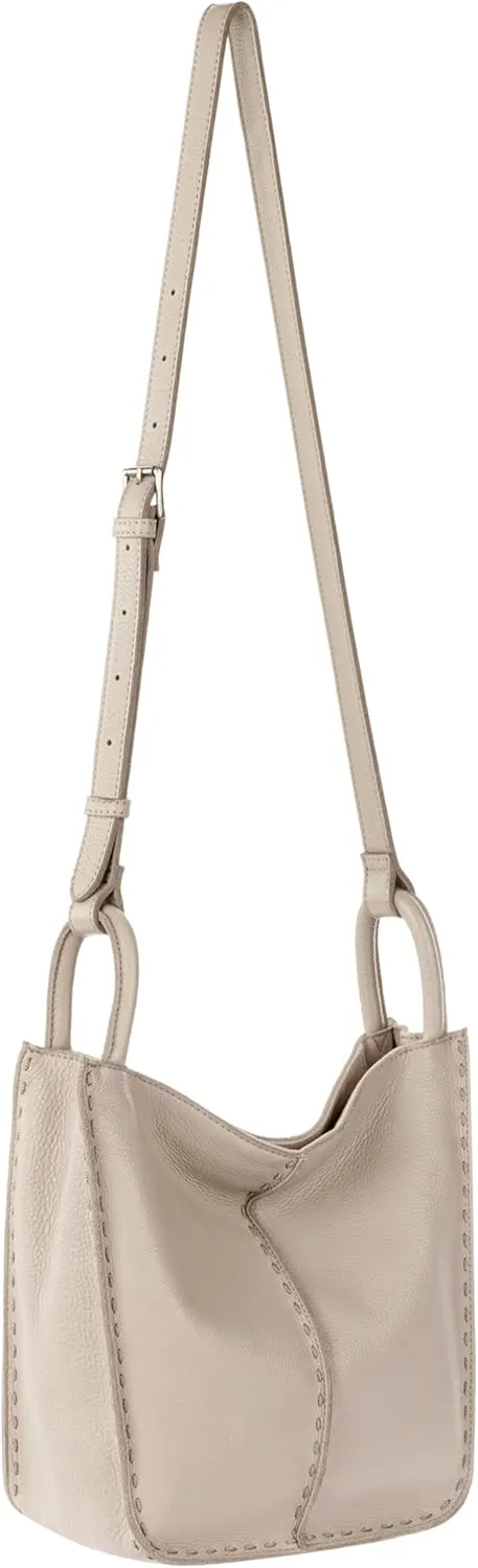 The Sak Los Feliz Crossbody Purse - Women's Leather Handbag For Everyday & Travel - Cross Body With Adjustable Shoulder Strap