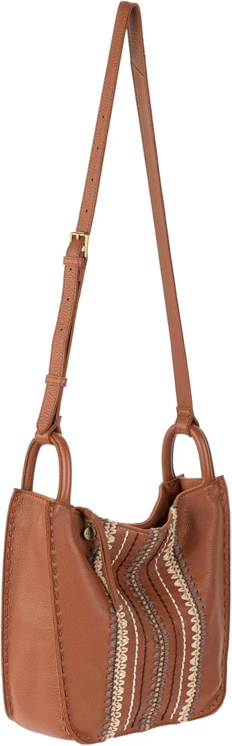 The Sak Los Feliz Crossbody Purse - Women's Leather Handbag For Everyday & Travel - Cross Body With Adjustable Shoulder Strap