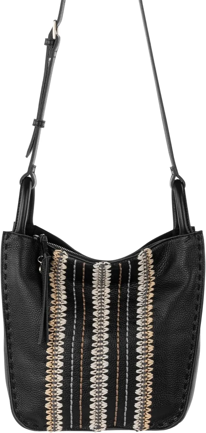 The Sak Los Feliz Crossbody Purse - Women's Leather Handbag For Everyday & Travel - Cross Body With Adjustable Shoulder Strap