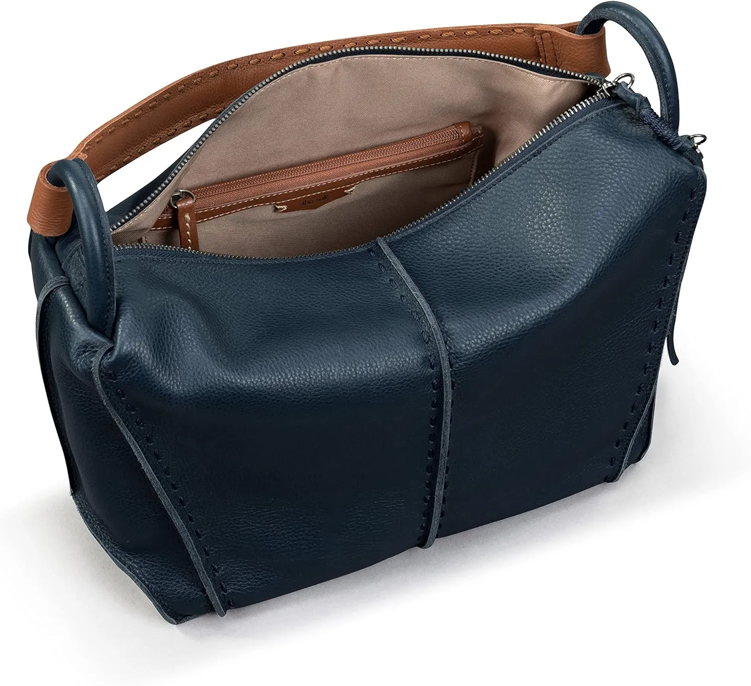 The Sak Los Feliz Hobo in Leather, Lined Shoulder Purse
