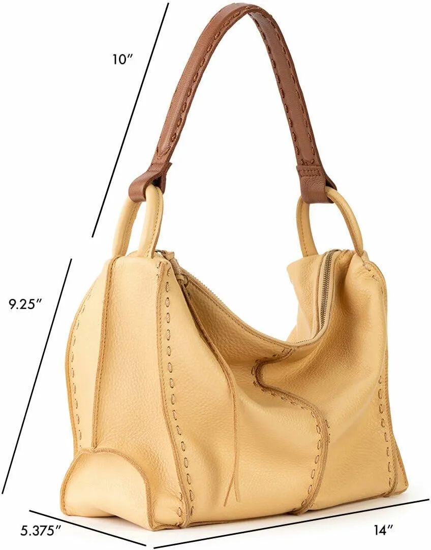 The Sak Los Feliz Hobo in Leather, Lined Shoulder Purse