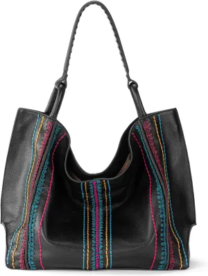The Sak Los Feliz Large Tote Bag - Woman's Purse For Everyday, Travel, Beach Bag - Roomy Handbag With Shoulder Bag Strap