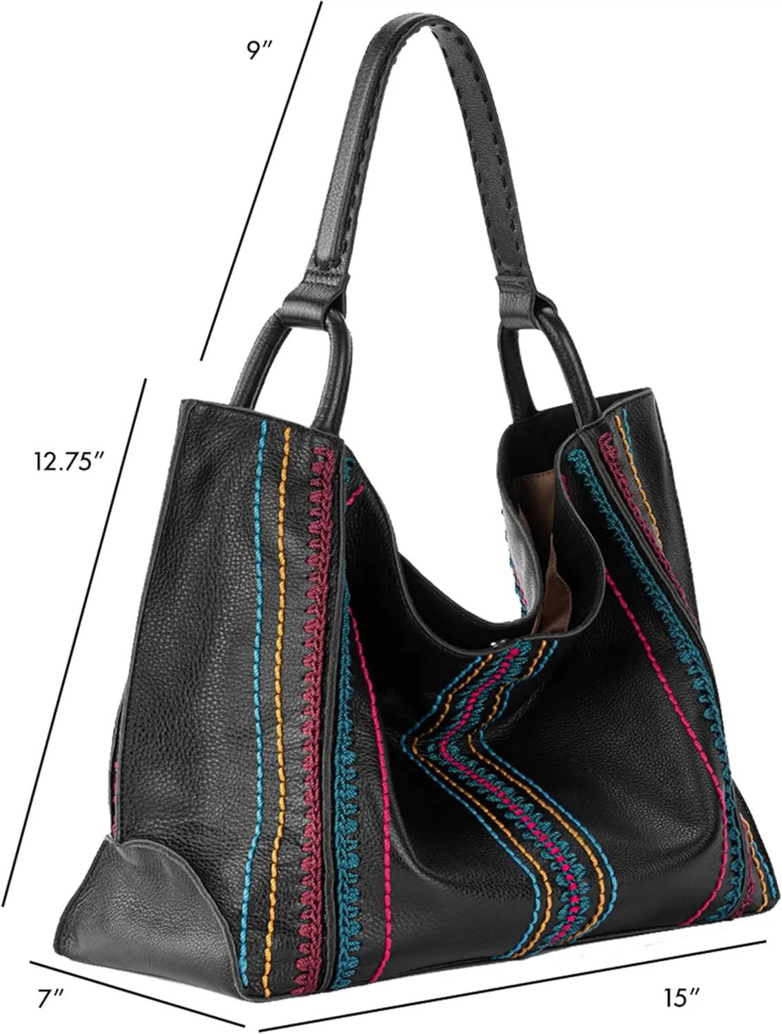 The Sak Los Feliz Large Tote Bag - Woman's Purse For Everyday, Travel, Beach Bag - Roomy Handbag With Shoulder Bag Strap