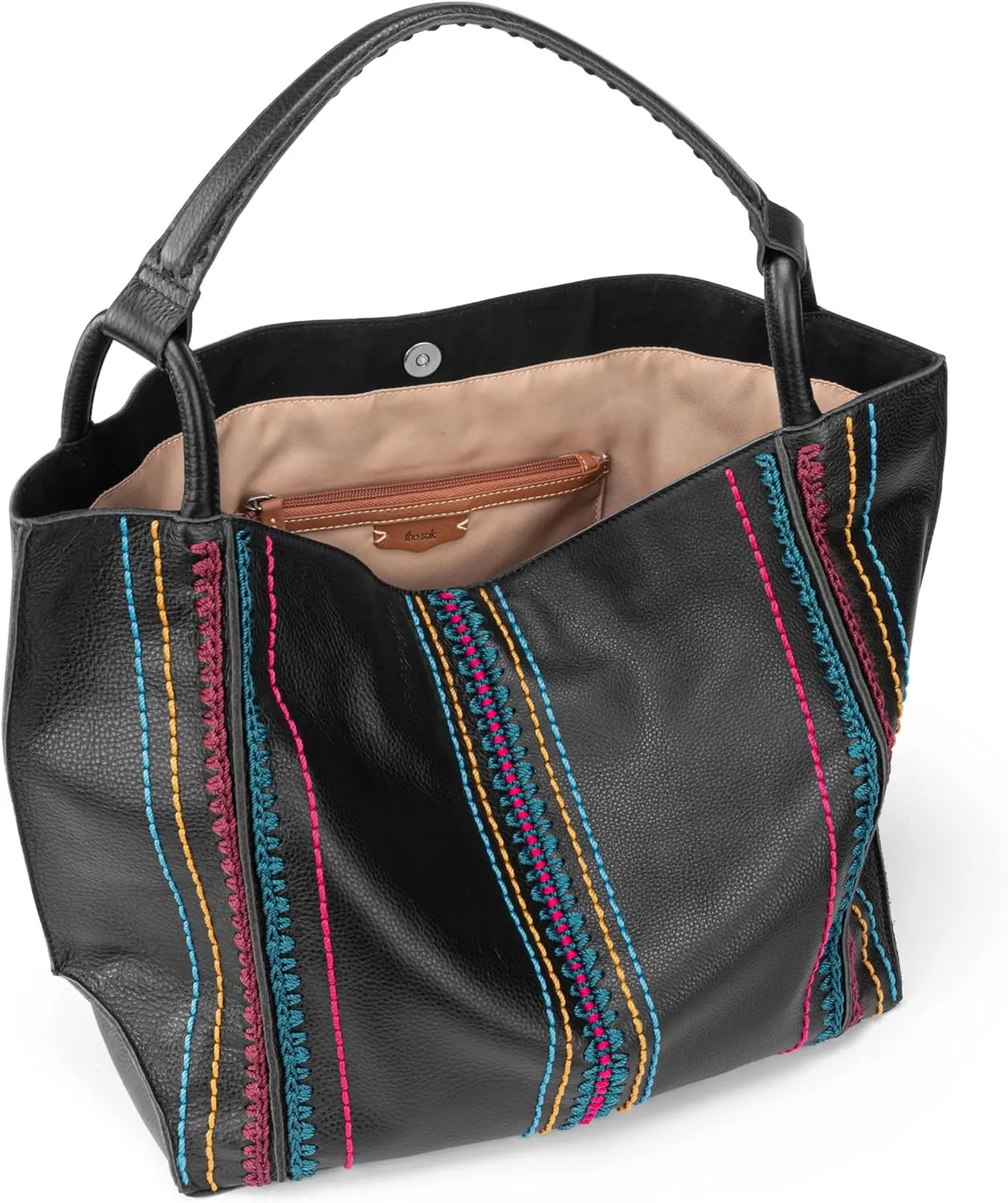 The Sak Los Feliz Large Tote Bag - Woman's Purse For Everyday, Travel, Beach Bag - Roomy Handbag With Shoulder Bag Strap