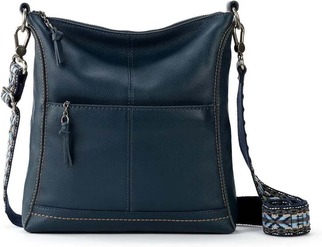 The Sak Lucia Crossbody Bag in Leather, Convertible Purse with Adjustable Strap