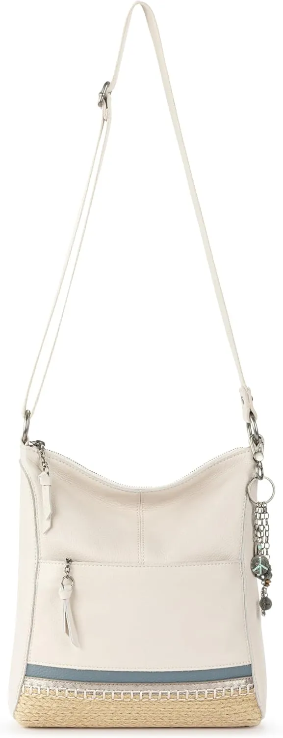 The Sak Lucia Crossbody Bag in Leather, Convertible Purse with Adjustable Strap