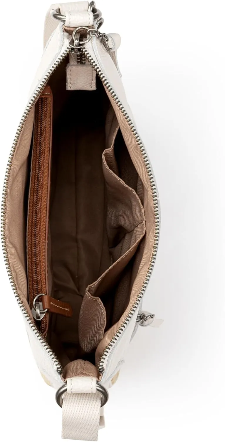 The Sak Lucia Crossbody Bag in Leather, Convertible Purse with Adjustable Strap