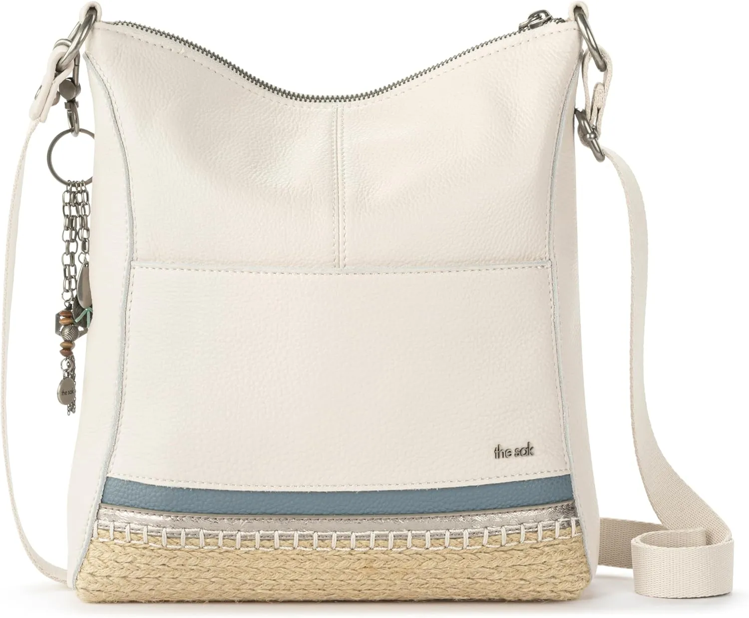 The Sak Lucia Crossbody Bag in Leather, Convertible Purse with Adjustable Strap