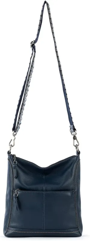 The Sak Lucia Crossbody Bag in Leather, Convertible Purse with Adjustable Strap