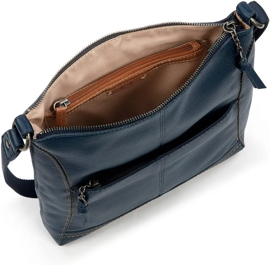 The Sak Lucia Crossbody Bag in Leather, Convertible Purse with Adjustable Strap