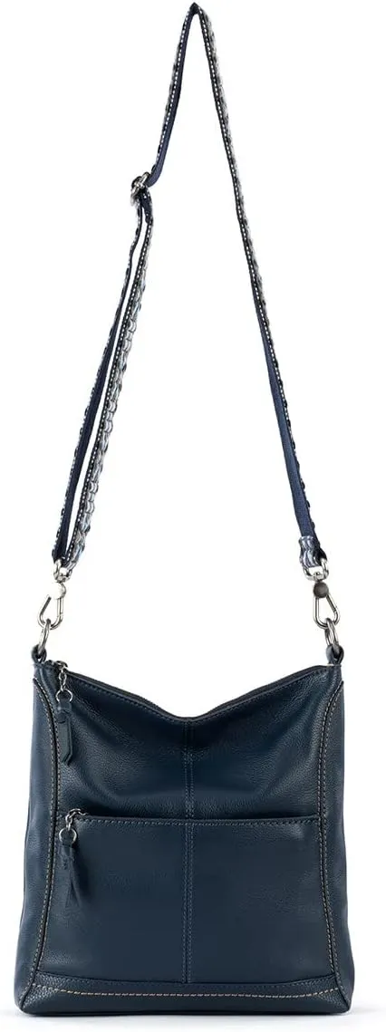 The Sak Lucia Crossbody Bag in Leather, Convertible Purse with Adjustable Strap