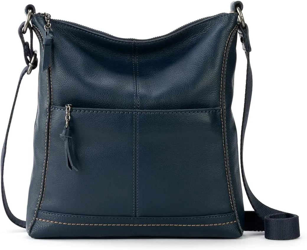 The Sak Lucia Crossbody Bag in Leather, Convertible Purse with Adjustable Strap
