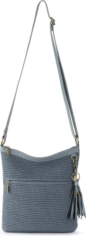 The Sak Lucia Crossbody Purse - Hand Crochet Women's Handbag for Everyday & Travel - Cross Body Bag With Zipper Pockets