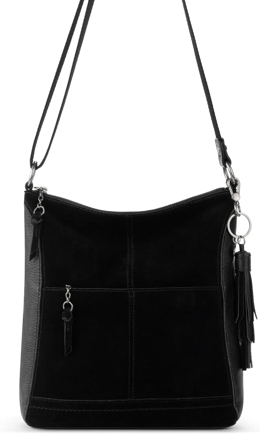 The Sak Lucia Leather Crossbody Purse - Premium Leather Women's Handbag for Everyday & Travel - Cross Body Bag With Zipper