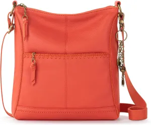 The Sak Lucia Leather Crossbody Purse - Premium Leather Women's Handbag for Everyday & Travel - Cross Body Bag With Zipper