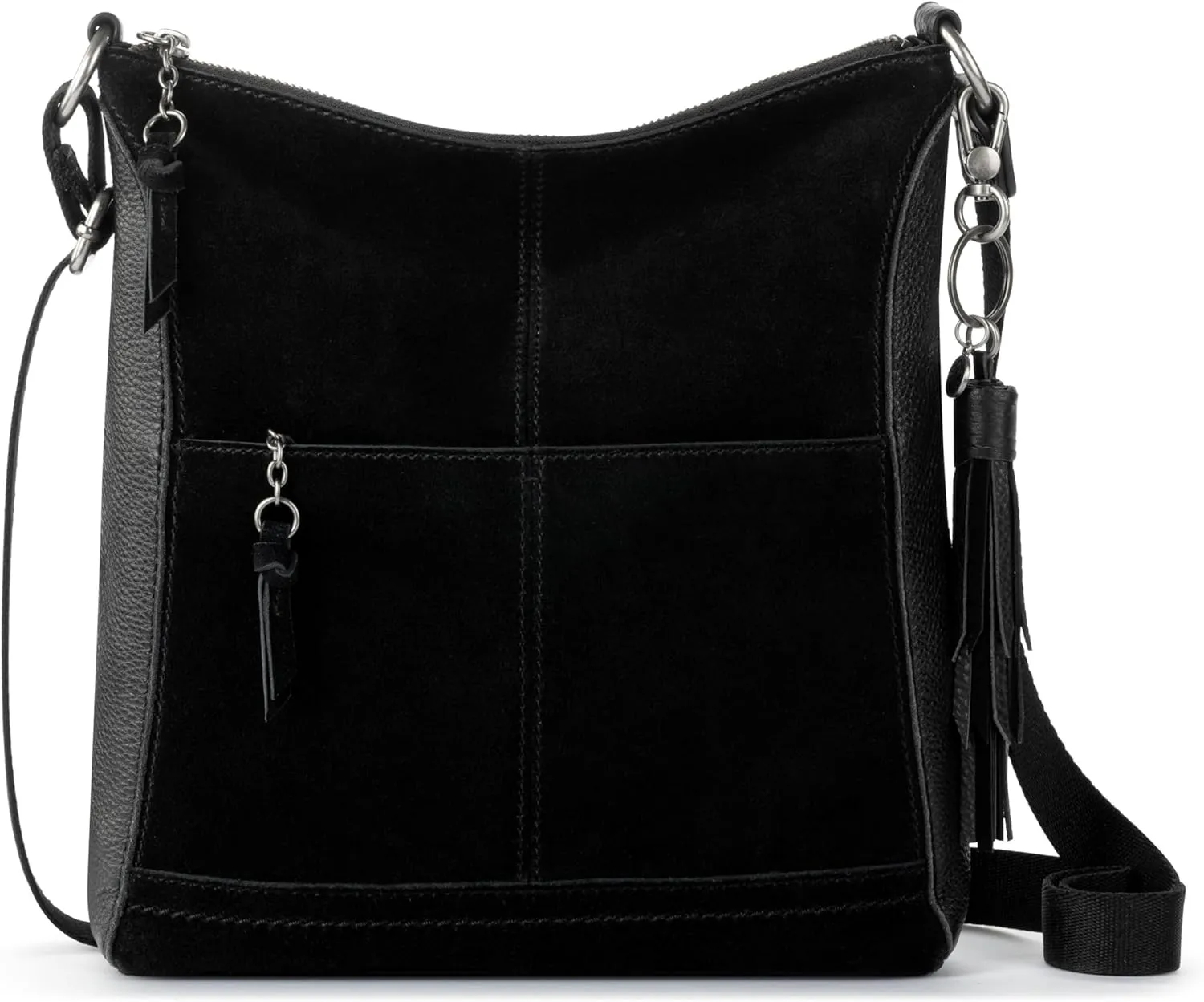 The Sak Lucia Leather Crossbody Purse - Premium Leather Women's Handbag for Everyday & Travel - Cross Body Bag With Zipper