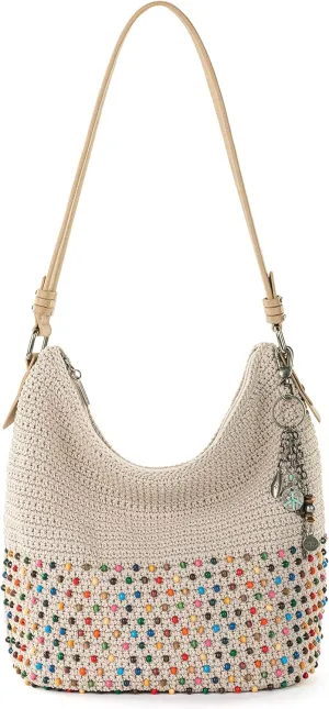 The Sak Sequoia Hobo Bag - Hand Crochet Large Women's Purse for Everyday & Travel - Durable Handbag & Tote With Zipper Pocket