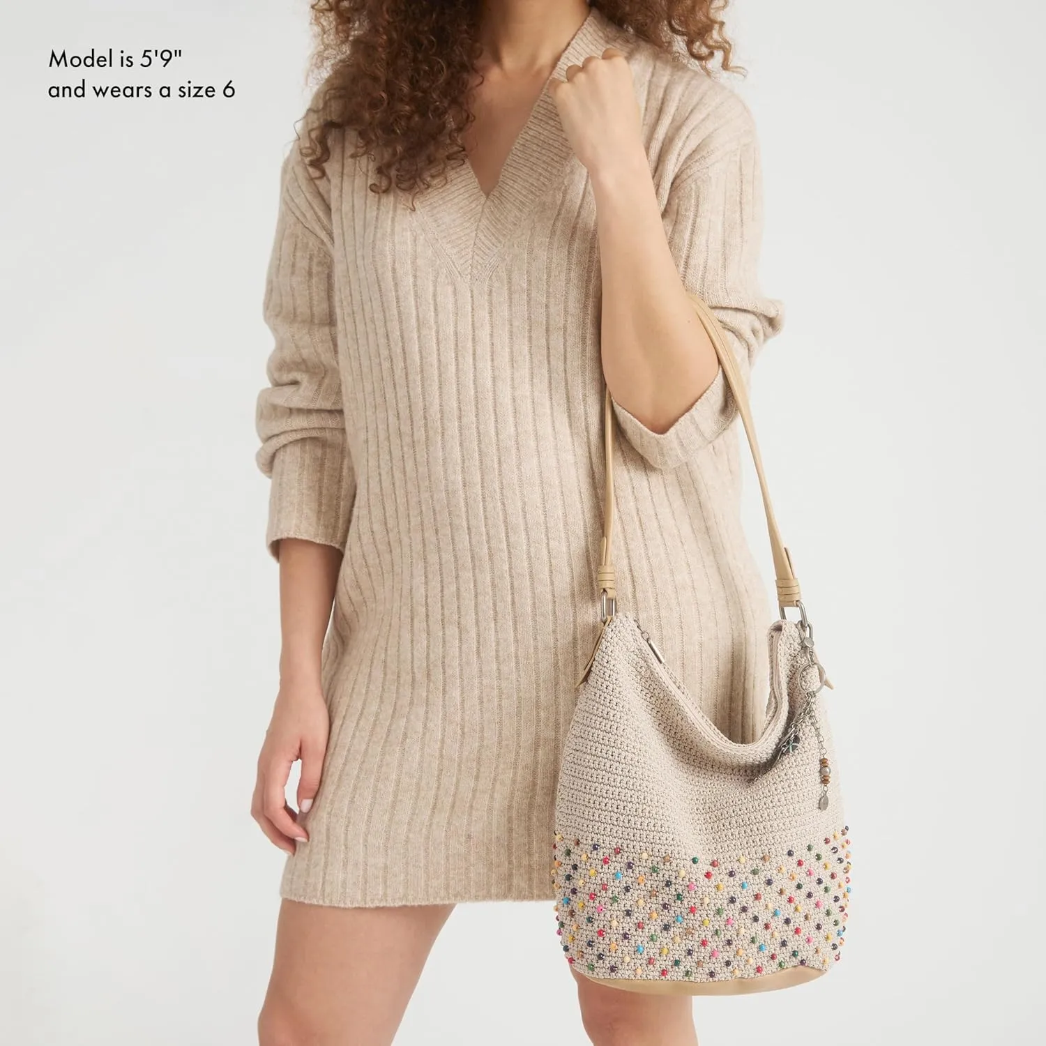 The Sak Sequoia Hobo Bag - Hand Crochet Large Women's Purse for Everyday & Travel - Durable Handbag & Tote With Zipper Pocket