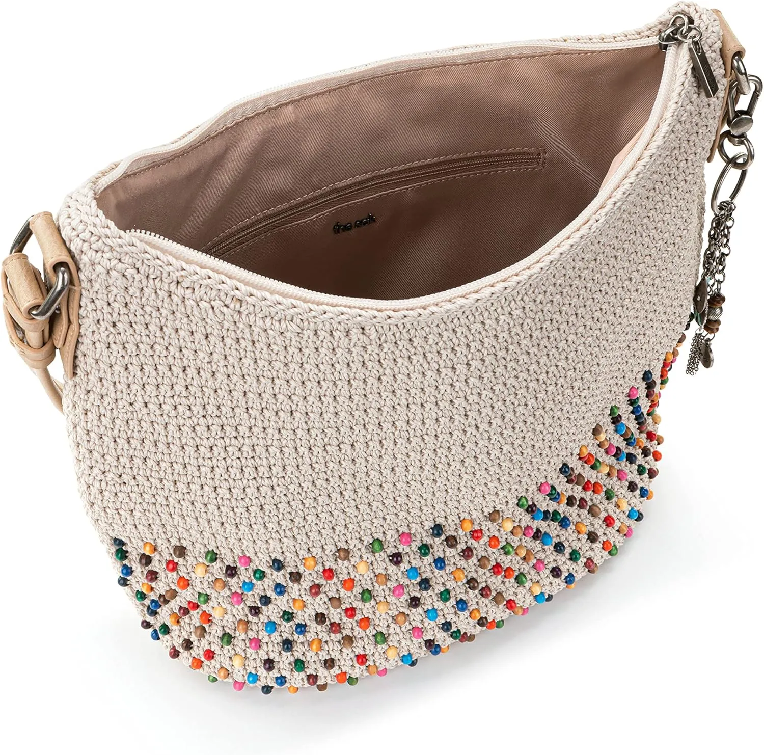 The Sak Sequoia Hobo Bag - Hand Crochet Large Women's Purse for Everyday & Travel - Durable Handbag & Tote With Zipper Pocket