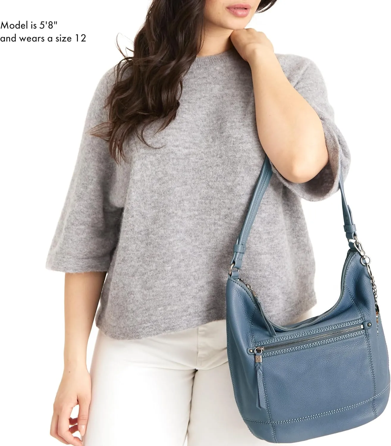 The Sak Sequoia Hobo Bag - Premium Large Leather Women's Handbag for Everyday & Travel - Durable Purse With Zipper Pocket