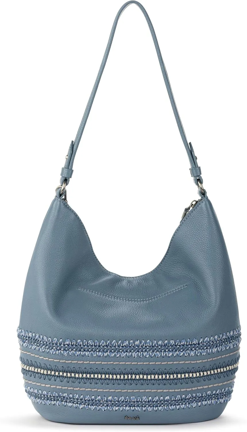 The Sak Sequoia Hobo Bag - Premium Large Leather Women's Handbag for Everyday & Travel - Durable Purse With Zipper Pocket