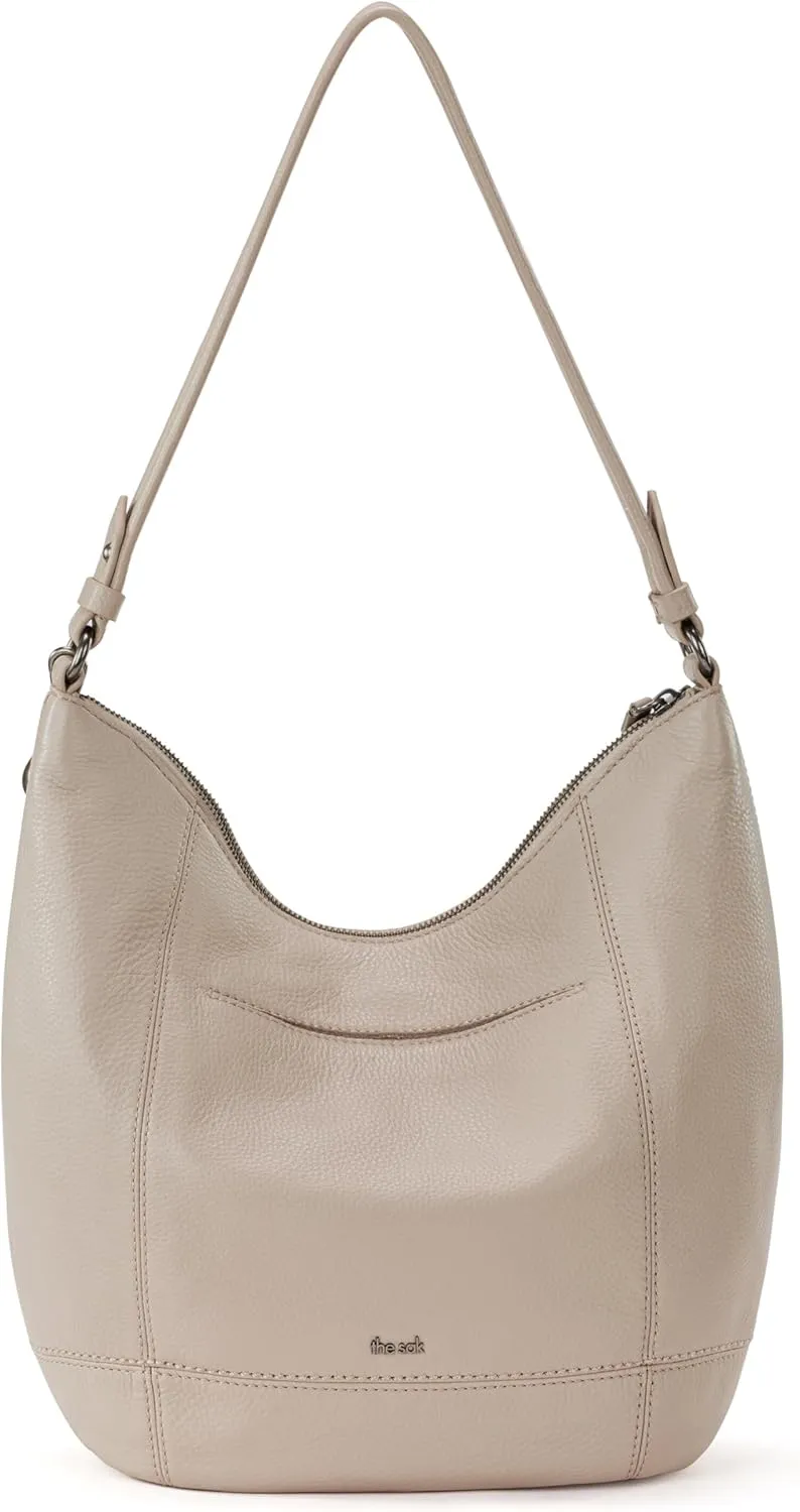 The Sak Sequoia Hobo Bag - Premium Large Leather Women's Handbag for Everyday & Travel - Durable Purse With Zipper Pocket