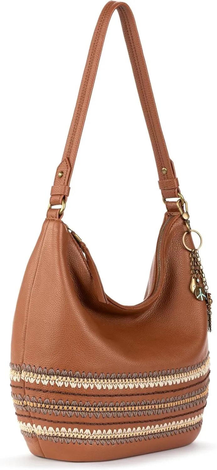 The Sak Sequoia Hobo Bag - Premium Large Leather Women's Handbag for Everyday & Travel - Durable Purse With Zipper Pocket