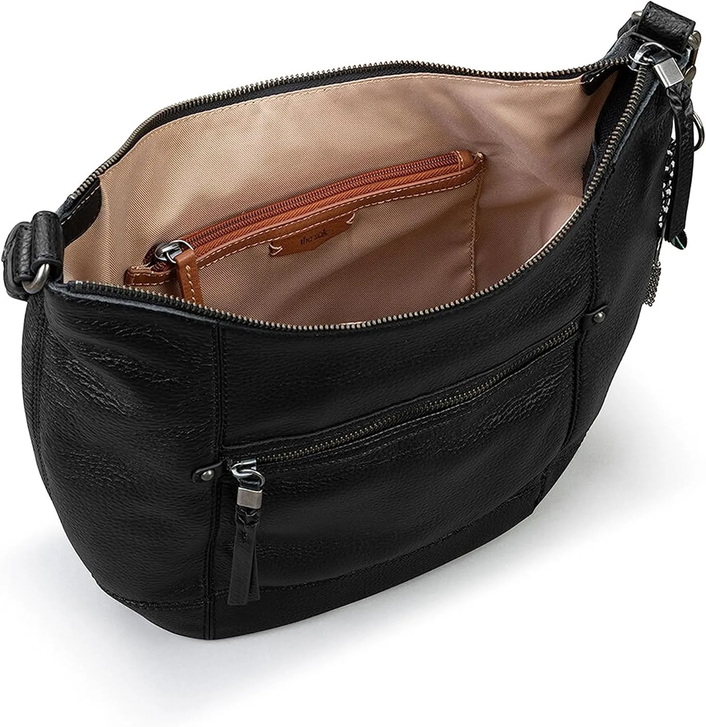 The Sak Sequoia Hobo Bag - Premium Large Leather Women's Handbag for Everyday & Travel - Durable Purse With Zipper Pocket