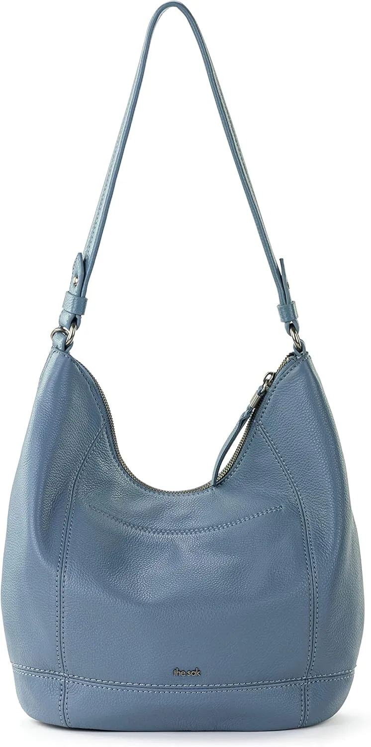 The Sak Sequoia Hobo Bag - Premium Large Leather Women's Handbag for Everyday & Travel - Durable Purse With Zipper Pocket