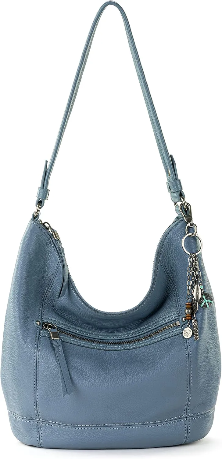 The Sak Sequoia Hobo Bag - Premium Large Leather Women's Handbag for Everyday & Travel - Durable Purse With Zipper Pocket