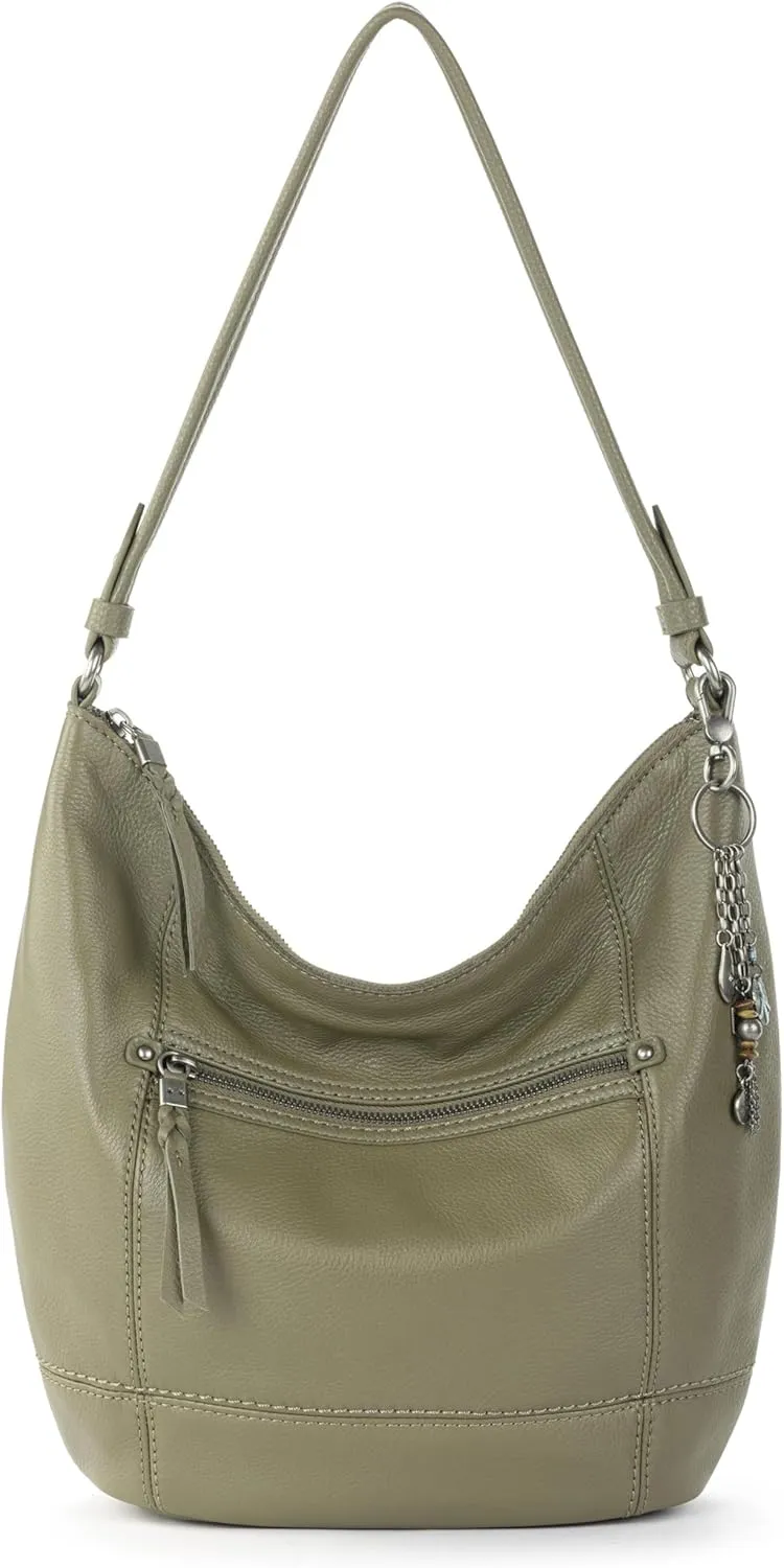 The Sak Sequoia Hobo Bag - Premium Large Leather Women's Handbag for Everyday & Travel - Durable Purse With Zipper Pocket
