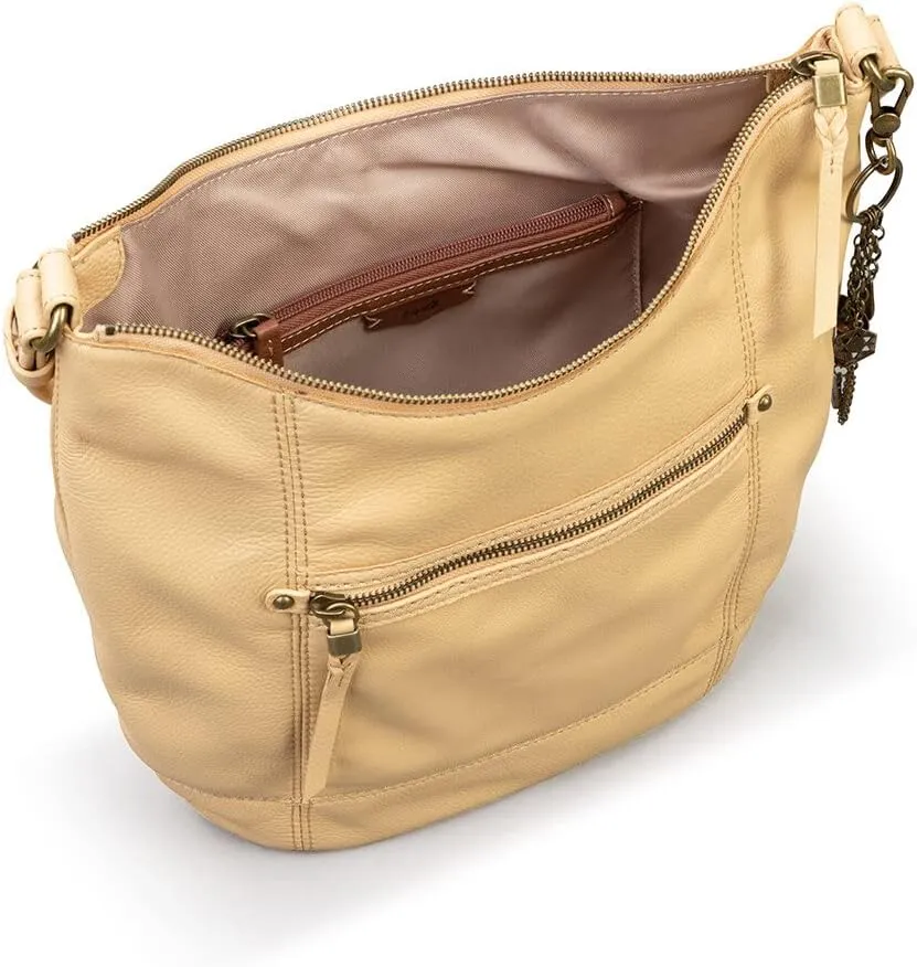 The Sak Sequoia Hobo Bag - Premium Large Leather Women's Handbag for Everyday & Travel - Durable Purse With Zipper Pocket