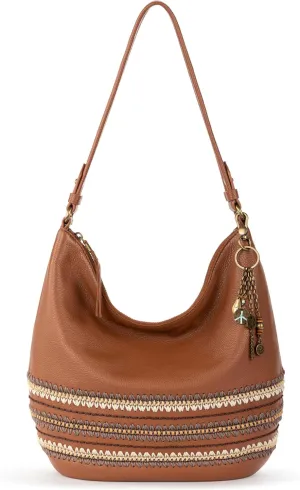The Sak Sequoia Hobo Bag - Premium Large Leather Women's Handbag for Everyday & Travel - Durable Purse With Zipper Pocket