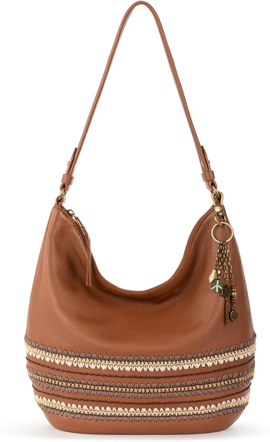 The Sak Sequoia Hobo Bag - Premium Large Leather Women's Handbag for Everyday & Travel - Durable Purse With Zipper Pocket